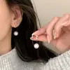 Pendientes de Perla Minimalistas de Lujo Cotidiano Estilo Francés con un Toque de Alta Gama, Versátiles para el Trabajo, Diseño Único y Elegantes Accesorios para Orejas