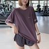 Roupas de Ioga de Cintura Alta Soltas Emagrecendo Roupas de Fitness Tamanho Grande Respirável Alto Elástico de Secagem Rápida Cobrindo a Barriga Correndo Roupas de Equipe de Ginástica