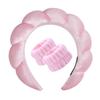 Amazon Transfronterizo Banda para el Cabello Torcida de Esponja Nube Banda para la Muñeca de Lavado Banda Explosiva para el Cabello Anillo de Bol Grande Banda para la Parte Superior de la Cabeza