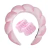 Diadema Europea y Americana de Corona Alta Cabeza de Nube Belleza Yoga Diadema Versátil Retorcida Diadema Esponja para Lavarse la Cara Diadema para el Cabello