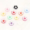 Botones en Forma de Flor de Ciruelo para Pijamas de Mujer, Suéteres Infantiles, Cárdigans de Bebé, Botones de Caricatura de Flores Coloridas 12 mm