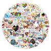 100 pegatinas de concienciación sobre el autismo para equipaje, cuaderno, pegatinas impermeables transfronterizas, venta al por mayor