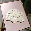 Boina Hepburn Elegante de Algodón Tejida a Mano a Crochet Flores de Principio de Otoño Crochet Sombrero de Pintor Baotou Estilo Occidental Sombrero Decorativo para Mujer