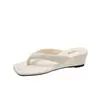 Chanclas de Cuña de 5CM para Mujer 2026 Primavera/Verano Nuevo Estilo de Moda Calzado Exterior Sandalias Estilo Playa Resort