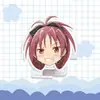 Madoka Magica Kaname Madoka Robot de Cuerda de Acrílico Caminante Figura Mercancía de Celebridad