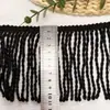 Suministro Directo de Fábrica Encaje con Flecos de Cuerda Retorcida Encaje para Toalla de Playa Encaje para Sombrilla de Sol Encaje con Borlas Textil para el Hogar Borla para Dobladillo de Sofá