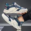 Zapatos de Padre de Suela Gruesa Estilo Étnico Retro Talla Grande Transfronterizos para Hombre Estilo Nuevo Primavera y Otoño Deportivos Casuales de Moda para Exteriores Zapatos de Hombre