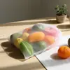 Bolsa de Malla Transparente con Cordón Bolsa para Almacenamiento de Frutas Cierre de Cordón Bolsa de Almacenamiento Elástica Venta al por Mayor de Fábrica