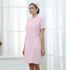 Factory St. Ropa de Verano para Enfermeras Shelen Ropa de Trabajo de Manga Corta Bata Blanca de Doctor Ropa de Doctora Peluquero Coreano