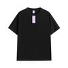 Playera de Manga Corta de Algodón Fresco Solona Black Technology para Hombre y Mujer Verano Marca de Moda para Hombre Antibacteriana Color Puro Cuello Redondo Camiseta Corta al por Mayor