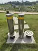 Poste de advertencia de acero inoxidable 304 estaca de tierra bolardo móvil barrera móvil poste fijo anticolisión poste de aislamiento de estacionamiento