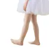 Meia-calça infantil Lolita, ajustável ao tamanho, fina, altamente elástica, respirável, com laço charmoso para meninas.