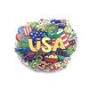 Ímãs de geladeira americanos Lembranças turísticas Estátua da Liberdade Nova York Los Angeles São Francisco Boston Havaí
