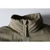 Undomaze Americana de Moda Impermeable Cuello Alto Holgada Chaqueta de Algodón de Invierno Chaqueta de Trabajo para Hombre Chaqueta Cálida de Algodón 25018