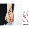 Tengo Gama Completa de Calcomanías de Tatuaje de Flores Sencillas Calcomanías de Tatuaje Impermeables Realistas Fábrica Social de Rosas Venta al por Mayor Calcomanías de Tatuaje Oscuro