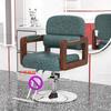 Silla de peluquería con reposabrazos de madera maciza, silla de barbería, silla reclinable elevadora para cortar el pelo, venta al por mayor 3022