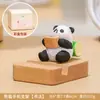 Soporte para Teléfono Móvil Panda Tesoro Nacional, Ajedrez, Caligrafía y Pintura Adornos Pequeños, Lindo Panda Rojo Regalos Culturales y Creativos, Soporte para Tableta de Escritorio