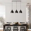 Lámpara LED Moderna Casual para Restaurante Tres Cabezas Barra Comedor Creativa Elegante Araña Loft Iluminación Dormitorio Lámparas