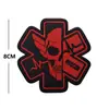 Para Medic Fitness Oso Parche Bordado Amarre de Plástico Mochila Táctica Certificada Etiqueta de Velcro
