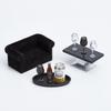 Novos Produtos Acessórios para Casa de Bonecas em Miniatura 1:12 Simulação Mini Bar Copo de Vinho Brinquedo Casa de Brincar Acessórios Artesanato