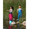 Pantalones de lavado siameses para niños que juegan con agua Ropa impermeable para jardín de infantes Zapatos de lluvia para niños que conducen al mar Pantalones de lluvia para hombres y mujeres que atrapan peces en la playa