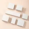 Caja de Joyería Verde con Tapa y Base para Pendientes, Collares, Pulseras, Caja de Empaque con Tapa y Base, Caja de Regalo Vintage para Colgantes de Joyería