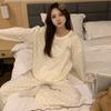Pijama Derong para Mulheres, Outono e Inverno, Manga Longa, Casual, Quente e de Alta Qualidade, Conjunto para Usar em Casa, Doce e Pode Ser Usado Fora, Quente e Macio