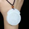 Venta al por mayor de fabricante jade afgano Kirin dragón y fénix auspiciosos par de colgantes de jade Guanyin Buda para hombres y mujeres