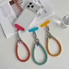 Cordón para Teléfono Móvil Color Dopamina Llavero de Cámara Correa de Muñeca Anti-Pérdida Moda Simple Correa Corta para Teléfono para Bolsos