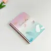 Novo Caderno Espiral A5 com Lantejoulas, Material PP, Transfronteiriço, Em Estoque, com Pautas Horizontais, Alto Valor Estético, Caderno Único para Anotações e Esboços