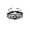 Fábrica de Origem NFL Philadelphia Eagles Cordão de Couro Genuíno, Cordão Encerado, Paracord, Pulseiras com Contas e Outros Acessórios para Fãs