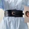 Cinturón Europeo y Americano para Mujer Ancho Vintage Combinación Versátil Moda Traje Vestido Abrigo Sello de Cintura Decorativo para Llevar en la Cintura
