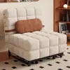 Sofá cama nuevo modelo, doble propósito, reclinable y para sentarse, adecuado para apartamentos pequeños, color crema, estilo vintage, ideal para siestas, viviendas de alquiler, gama alta, plegable, multifuncional