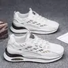 Zapatos de Hombre de Otoño Nuevos Zapatos de Malla Transpirable Zapatos Blancos Versátiles de Moda para Hombre Suela Gruesa Deportivos Casuales Zapatos de Papá