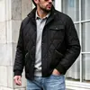 2026 Inverno Amazon Bordado 3D Roupas Masculinas Nova Acolchoada de Diamante Moda Tendência Uso Diário Casual Jaqueta de Algodão