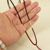 Colar Cordão Trançado Enrolado à Mão de 2mm Joia com Cordão de Jade de Corda Pingente Simples Atacado Cordão para Pingente