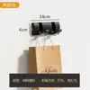 Gancho Plegable Invisible Negro Dorado Gancho para Ropa Montado en Pared Gancho para Puerta sin Taladro Gancho para Toallas de Baño Gancho para Ropa de Almacenamiento Montado en Pared