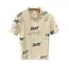 Camisa de Manga Corta con Diseño de Estampado Completo de Moda para Hombre Verano Holgada Base Tendencia Versátil Top de Media Manga