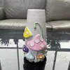Vaso Criativo de Cogumelo, Dispositivo para Arranjo de Flores Secas, Vaso Decorativo de Planta Verde para Mesa de Casa em Formato de Desenho Animado, Enfeites de Resina