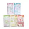 Serie Coleccionista de Dulces del Crepúsculo Notas Adhesivas Estilo Vintage Base para Decoración de Diario Papel Material para Collage