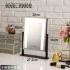 Espejo Espejo de Maquillaje de Mesa Luz LED Escritorio con Luz Luz de Relleno Carga Tocador Giratorio Celebridad de Internet Belleza Maquillaje Estilo INS