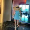 Traje de baño de una pieza tejido de 5 colores, estilo coreano 2025, con tiras en la espalda, cintura alta, que cubre el abdomen, conservador, para mujer