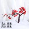 Simulación de flor de ciruelo, dulce de invierno chino, decoración del hogar, arreglo floral, rama de ciruelo pastoral, accesorios suaves, flores falsas, fábrica al por mayor