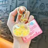 Cuentas de Burbujas Rellenas de Aceite Modelo Nuevo Transfronterizo Llavero de TV Colgante de Bolso Llavero de Coche Regalo Comercio Exterior al por Mayor