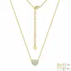 Colar de prata de lei S925 com moissanita integral, corrente para clavícula em formato de coração com microincrustação de moissanita, best-seller transfronteiriço, direto do fabricante