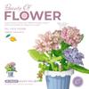 Senbao 611050 Caja de Música de Té de Flores Juguete de Ensamblaje Infantil Compatible con Bloques de Construcción de Juguete de Alta Calidad Regalo de Flores Venta al por Mayor