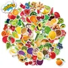 100 Piezas de Compra Directa Transfronteriza Frutas y Verduras Estilo Fresco Pegatinas Ins Graffiti Cuaderno Biy Pegatinas Impermeables para Niños