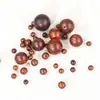 Sándalo Rojo Cuentas Sueltas Cuentas Redondas Cuentas de Madera Cuentas de Oración Budista Pulsera Accesorios Cuentas Espaciadoras DIY Joyería Hecha a Mano Materiales