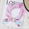 Moda Otoño e Invierno Bufanda de Seda Chifón para Mujer Protector de Cuello Estampado Decorativo Bufanda Cuadrada de 65 cm La Más Fácil de Combinar para Mamá Bufanda Transpirable con Protección Solar