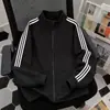 Chamarra de Béisbol Manga Larga Conjunto de Moda para Mujer con Forro Polar y Engrosada 2026 Nuevo Pantalón Scimitar Holgado Conjunto de Dos Piezas Elegante